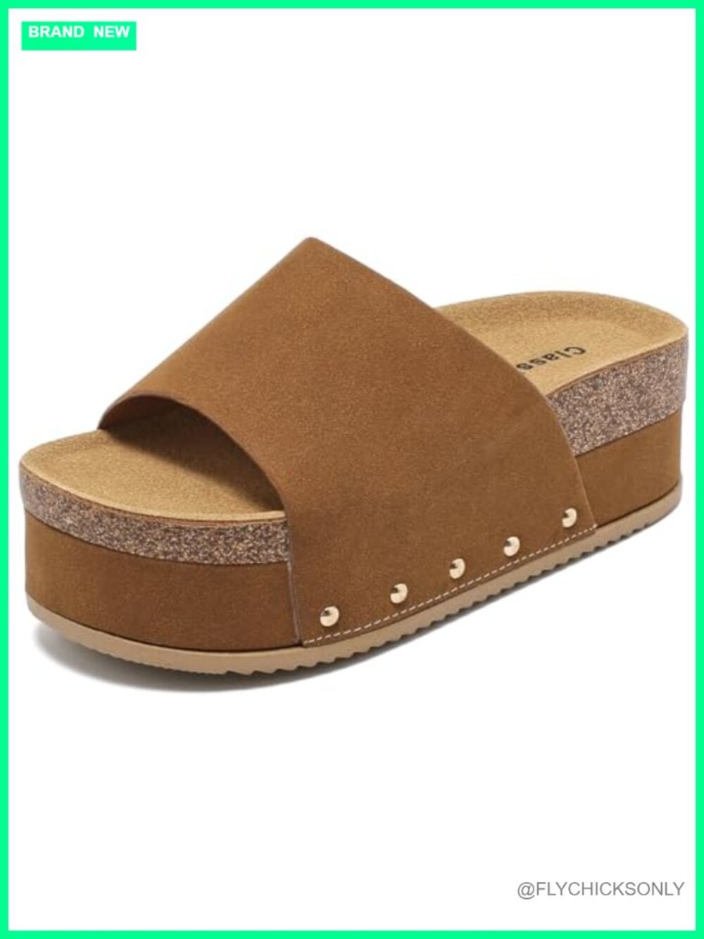 Suede Platform Sandals Cork Footbed Espadrille Wedge Open Toe Ankle Strap